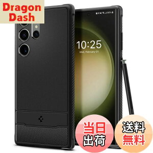 yzSpigen Galaxy S23 Ultra P[X ϏՌ [ SC-52D | SCG20 ] TPU \tgP[X ČRMILKi擾 ϏՌ h~ Jی Qi[d CX[d MbhEA[}[ ACS05613 (}bgEubN)