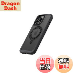 �y���������zAnker MagGo Magnetic Case (360°�����O�X�^���h, iPhone 16 Pro�p) �u���b�N MagSafe�Ή� �����O�X�^���h�t�� �X�}�z�P�[�X �}�O�l�b�g����/����~�� / 360°�����ی�/�ϏՌ�/���ϋv��/���΂݂�