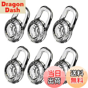�y���������zSound Wave �C���[�`�b�v �v�����g���j�N�X�p L�T�C�Y 6�Z�b�g �݊��� For Bluetoooth Headset PLANTRONICS QCY ���C�����X �w�b�h�Z�b�g�p �A�N�Z�T�� �����h�~ �C���[�`�b�v ���� (L 6��)