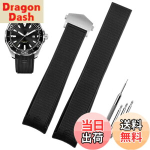 �y���������z[HEYOZURY] TAG HEUER �x���g ���o�[ ���v�o���h 22mm �V���R�� �_�炩�� �r���v�x���g �r���v�o���h D�o�b�N���� �r���v�o���h TAG HEUER (�^�O�z�C���[) �Ή� �����t�������x���g�H��t