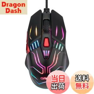 �y���������zCHONCHOW �L�� USB�ڑ� �����x �Q�[�~���O�}�E�X �Q�[�}�[���� �ő�12800DPI 6�i�KDPI�؂�ւ��{�^�� 7�v���O�����{�^�� �l�ԍH�w�f�U�C�� LED���C�g ���w�� ���E�Ώ� G40