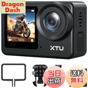 �y���������zXTU S6 �A�N�V�����J���� 4K 20MP�yAmbarella H22 CPU&SONY IMX386 �Z���T�[�z�A�N�V�����J�� SuperSmooth��Ԃ�␳4.0 �X�|�[�c�J���� �O���}�C�N�Ή� �c�����B�e WiFi���� �������� HDMI�o�� 8�{