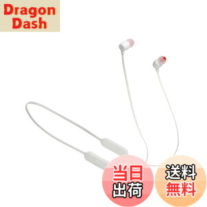 �y���������zJBL TUNE125BT Bluetooth �C���z�� �}���`�|�C���g�Ή�/���C�����X/�}�C�N�����R���t��/USB Type-C�[�d/�}�O�l�b�g���� �z���C�g JBLT125BTWHT