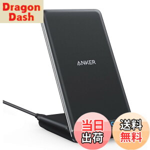 �y���������zAnker PowerWave 10 Stand ���C�����X�[�d�� Qi�F�� iPhone 16�V���[�Y / 15�V���[�Y / 14�V���[�Y Galaxy �e��Ή� �ő�10W�o�� (�u���b�N)