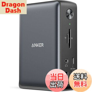 �y���������zAnker PowerExpand 13-in-1 USB-C Dock �h�b�L���O�X�e�[�V���� 85W�o�� 4K�Ή� HDMI�|�[�g 1Gbps �C�[�T�l�b�g�|�[�g 3.5mm �I�[�f�B�I�W���b�N USB-A USB-C�|�[�g microSD��SD�J�[�h �X���b�g����