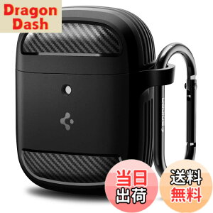 �y���������zSpigen Pixel Buds A-Series �P�[�X �ϏՌ� PC TPU ��d�\�� ���C�����X�[�d �Ή� �J���r�i �����O�t�� �y�� �L�Y�h�~ �Ռ� �z�� �V���v�� ���M�b�h�E�A�[�}�[ ASD01344 (�u���b�N)