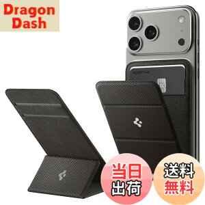 �y���������z[Spigen] MagSafe�Ή� �J�[�h�P�[�X �X�^���h�@�\ �X���� �}�O�l�b�g���� �w�� �E�H���b�g iPhone 17e iPhone 17/16/15/14/13/12�V���[�Y �}�O�l�b�g �J�[�h���� �X�}�[�g�t�H�[���h�E�}�O�t�B