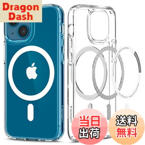�y���������zSpigen iPhone13Mini�P�[�X MagSafe �}�O�l�b�g���� �ϏՌ� �ČRMIL�K�i�擾 2�d�\�� ���菝�h�~ �}�O�Z�[�t �K�p�J�o�[ ���C�����X�[�d�Ή� �E���g���E�n�C�u���b�h �}�O ACS03322 (�z���C