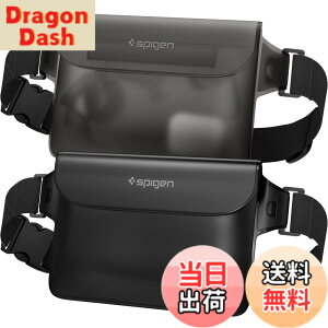 �y���������zSpigen ���S�h�� �E�G�X�g�|�[�` 2���Z�b�g ���� IPX8�F�� �C �v�[�� �� ���s �A�E�g�h�A �X�}�z���[�\ �O�d�`���b�N �x���N�� PVC ��e�� �h���o�b�O A620 AMP04531 (�u���b�N)
