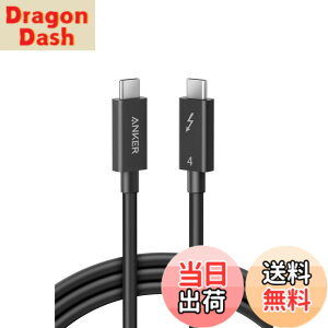 �y���������zAnker USB-C �� USB-C �P�[�u�� Thunderbolt 4 (100W, 40Gbps) 2.0m 100W�o�� 8K�Ή� 40Gbps �����f�[�^�]�� iPhone16 Galaxy S25 MacBook Pro iPad Pro �e��Ή� 2.0m �u���b�N