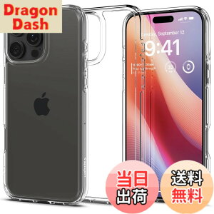 �y���������zSpigen �y�n��18�N�̋Z�p�́ziPhone 16 Pro Max �P�[�X �N���A ���� �X�g���b�v�z�[�� �ČRMIL�K�i �o���p�[ �ϏՌ� �E���g���E�n�C�u���b�h ACS07992 (�N���X�^���E�N���A)