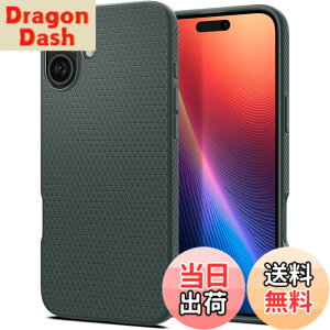 �y���������zSpigen iPhone 16 Plus �P�[�X TPU �\�t�g �ϏՌ� �X�g���b�v�z�[�� �ČRMIL�K�i ���L�b�h�E�G�A ACS08068 (�A�r�X�E�O���[��)