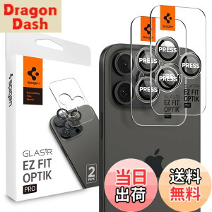 �y���������zSpigen iPhone 16 Pro �J�����ی�t�B���� iPhone 16 Pro Max �Ή� 9H�d�x�����K���X �u���C�g�V���o�[ iPhone16Pro/iPhone16ProMax�Ή� �����Y�v���e�N�^�[ 2����