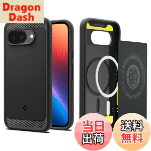 �y���������zSpigen Pixel 9a �P�[�X Magfit�Ή� �ϏՌ� TPU �\�t�g �}�b�g �ČRMIL�K�i ���M�b�h�E�A�[�}�[�E�}�O�t�B�b�g ACS09041 (�}�b�g�E�u���b�N)