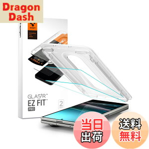�y���������zSpigen Galaxy Z Fold7 �K���X�t�B���� EZ Fit Pro �\��t���L�b�g�t�� 9H�d�x�����K���X �i�m�R�[�e�B���O ��U�h�~ 2���� AGL09576