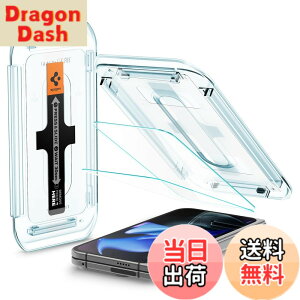 �y���������zSpigen Pixel 9 Pro Fold �����K���X�t�B���� 2���� 9H�d�x �\��t���L�b�g�t�� �w��F�ؑΉ� ��U�h�~ �w��h�~ �������H �ی�t�B���� EZ Fit AGL09106 (�N���X�^���E�N���A)