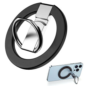 �y���������zLATTCURE �X�}�z�����O MagSafe �}�O�Z�[�t �����O �p�x�����\ �ɂ܂Ȃ� �o���J�[�����O 360�x��] �����y�� �X�^���h�@�\ �g�у����O �����h�~ �R���p�N�g iPhone 16 15 14 13 12 Pro Max mi