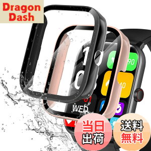 �y���������zredmi watch6 �P�[�X �F�F�u���b�N+�s���N�A�T�C�Y�FVialove KW105-G01(�u���b�N+�s���N)