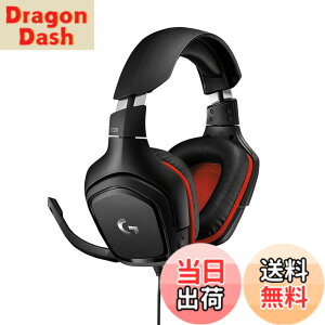 �y���������zLogicool G ���W�N�[�� G �Q�[�~���O�w�b�h�Z�b�g G331 PS5 PS4 PC Switch �L�� 2.1ch �X�e���I 3.5mm �y�� �m�C�Y�L�����Z�����O �P�ꐫ �t���b�N�� �}�C�N�t�� �������K�i �F�F�u���b�N�A�T