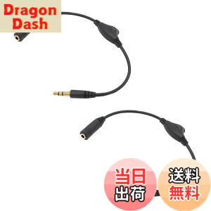 �y���������z3.5mm �w�b�h�z������ �P�[�u�� 30cm �C���z�������P�[�u�� 2�Z�b�g �_�C���������ʒ����\ �����򉻖h�~ �C���z���W���b�N�����R�[�h ���ʒ��� (�u���b�N) �T�C�Y�FB0DPYWZ7VB