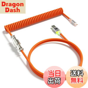 �y���������zATTACK SHARK C01ULTRA �L�[�{�[�h �R�C���P�[�u�� ���E�� �q��R�l�N�^�t�� RGB���C�g���� Type-C USB-A ���ϋv �F�F�I�����W