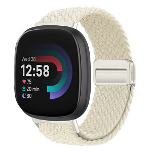 �y���������z[KeeFos] �o���h Fitbit(�t�B�b�g�r�b�g) Versa 4/Versa 3/Sense 2/Sense �Ή� �����o���h �i�C�����f�� ���C�o�b�N�� �}�O�l�b�g���o�b�N�� �ւ��x���g �݊��� �L�k�� �T�C�Y���� �҂݃u���X