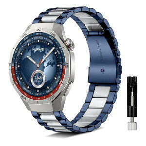 �y���������z[KeeFos] 22mm �o���h Huawei Watch GT5 Pro 46mm/Huawei Watch GT5 46mm/Watch GT4 46mm/Watch 4 46mm/Watch 4 Pro 48mm/Watch GT 3 �Ή� �����o���h �X�e�����X �E�H�b�`�o���h �����o���h �����ȒP ���������� �F