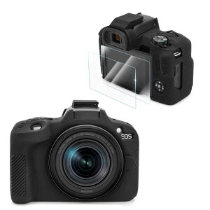 �y���������zVOVMOEYA �L���m�� CANON EOS R50�ƌ��������� �J�����ی�P�[�X[�����K���X�t�B����2���t�� 9H 0.25mm]�AEOS R50�{�f�B�P�[�X �\�t�g�ȃV���R���� �~���[���X���J�����J�o�[ �y�� �S��