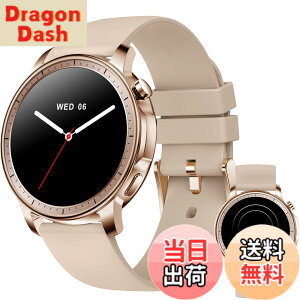 �y���������zMONOMAM CHIC �X�}�[�g�E�H�b�` ���f�B�[�X ������ iPhone�Ή� �A���h���C�h�Ή� AMOLED �펞�\�� �ی^ �x���g��20mm �����Y �����ʌv Line ���M�ʒm �F�FRose Beige