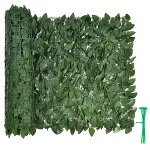 �y���������zGiantex ���[�t���e�B�X �O���[���t�F���X �O���[���J�[�e�� �O���[���V�[�g 25x50cm/��x24�� ���R�g�ݍ��킹 100x300cm �E�H�[���O���[�� �t�F�C�N�O���[�� �� �K�[�f�� �ډB�� ���悯