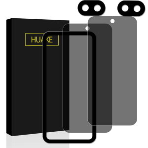 �y���������zHUAKE �`�����h�~ ���Y�Ɏq�f�ސ� Google Pixel 9a �p �̂������h�~ �����K���X �v���C�o�V�[ �t�B�����y�K���X�t�B����(2��) +�J�����t�B���� (2��) +�K�C�h�g�t���z �F�F�`�����h�~�A