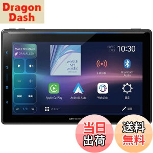 �y���������zPioneer �p�C�I�j�A �f�B�X�v���C�I�[�f�B�I AppleCarPlay AndroidAuto�Ή� Wi-Fi���[�^�[ �Z�b�g �F�F�u���b�N�A�T�C�Y�F10.1�C���`