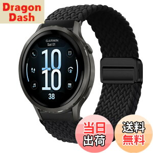 �y���������z[KeeFos] 18mm �o���h Garmin(�K�[�~��) Venu 4 41mm/Venu 3S 41mm/2S/Forerunner 265S/255S/255S Music/Vivoactive 4S 40mm/Vivomove 3S 39mm/Active S/Move 3S �Ή� �����o���h �i�C���� �ґg �ւ��x���g ���C�o�b�N���t