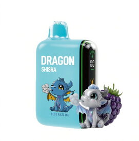DRAGONSHISHA BLUE RAZZ ICE 3万回吸引 大容量 ポケットシーシャ 持ち運び 水蒸気 電子シーシャ ニコチン0タール0 使い捨て 電子タバコ VAPE リラックス 人気 禁煙グッズ 水タバコ メンソール 吸いごたえ ニコパフ デバイス本体 濃厚 おすすめ 女性 送料無料