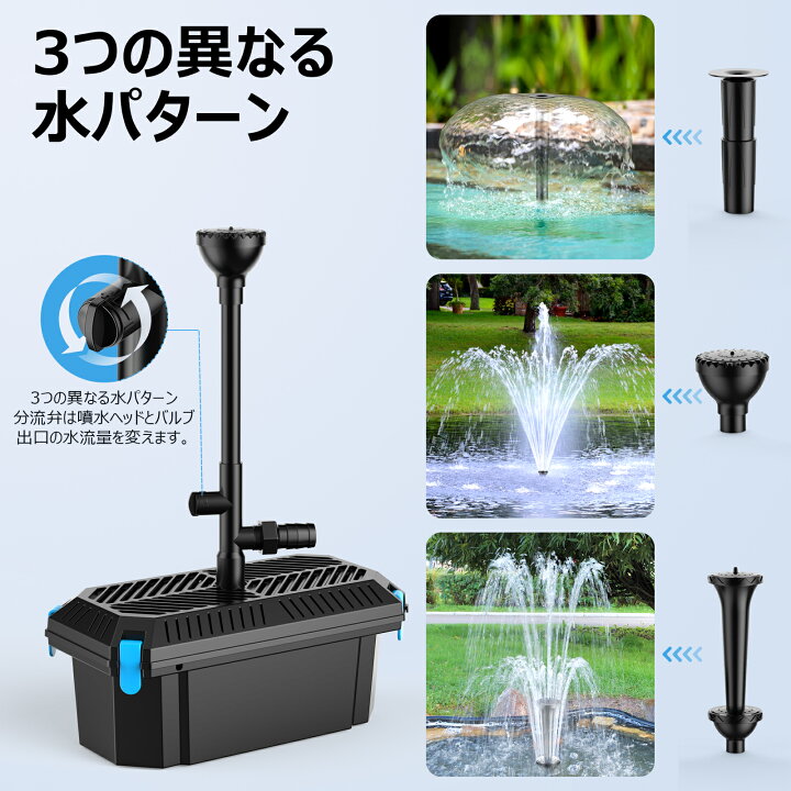 楽天市場】池フィルター ウォーターポンプ付き 鯉池フィルターボックス 