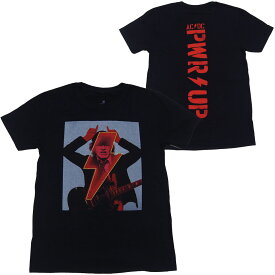 AC/DC・エーシーディーシー・ANGUS FINGER HORNS・Tシャツ・オフィシャル バンドTシャツ・ロックTシャツ