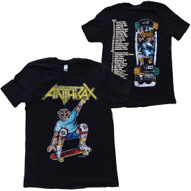 アンスラックス・ANTHRAX・SPREADING SKATER NOTMAN VINTAGE・Tシャツ・ バンドTシャツ オフィシャル ロックTシャツ