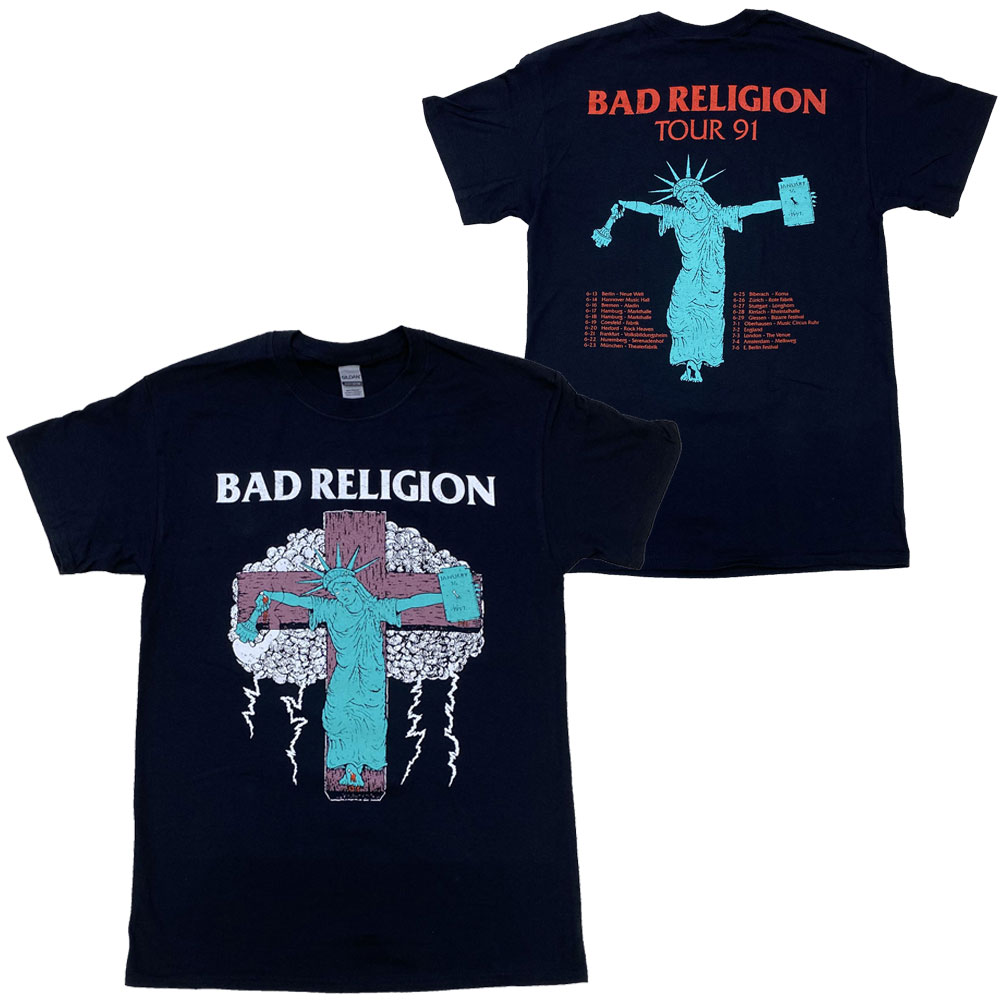 楽天市場】バッド レリジョン BAD RELIGION・LIBERTY TOUR 91・EU版・T 