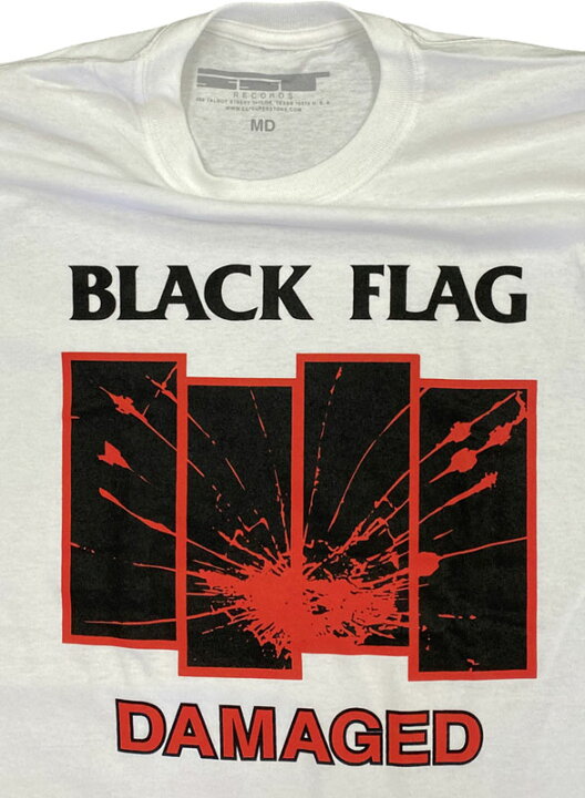 楽天市場】ブラッグ フラッグ・BLACK FLAG・DAMAGED・Tシャツ・バンドT  