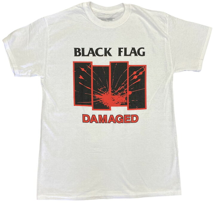 楽天市場】ブラッグ フラッグ・BLACK FLAG・DAMAGED・Tシャツ・バンドT  