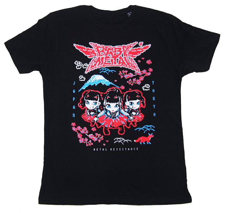 楽天市場】ベビーメタル・BABYMETAL・PIXEL TOKYO・Tシャツ・UK版 