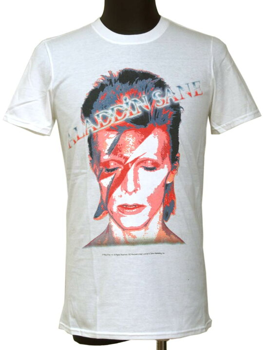 楽天市場】デヴィッド ボウイ DAVID BOWIE ALADDIN SANE Tシャツ 