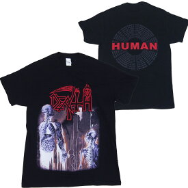 デス DEATH・HUMAN UK版 オフィシャル バンドTシャツ ロックTシャツ