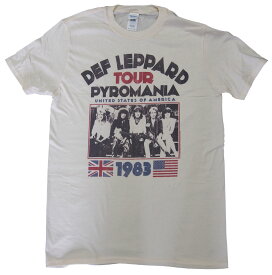 DEF LEPPARD・デフレパード・PYROMANIA TOUR・Tシャツ・オフィシャル ロックTシャツ バンドTシャツ