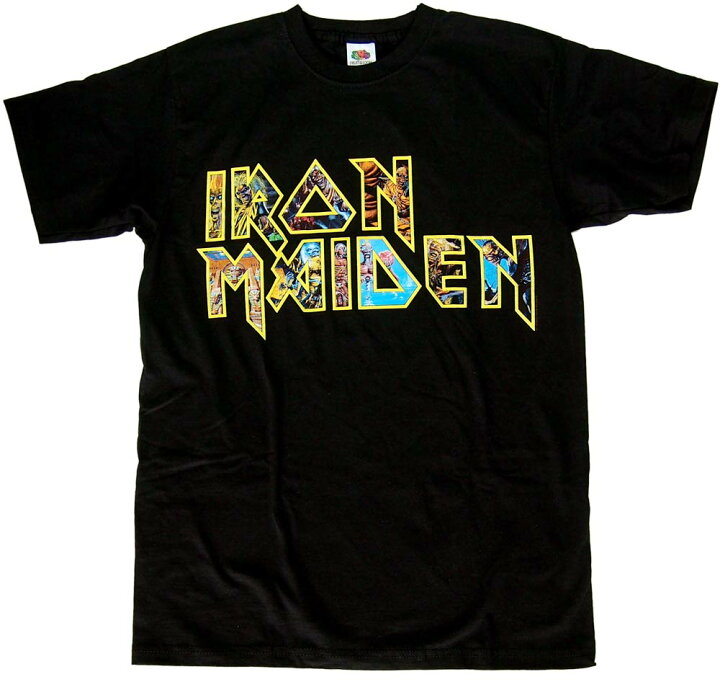 楽天市場】アイアンメイデン Tシャツ IRON MAIDEN EDDIES LOGO Tシャツ 