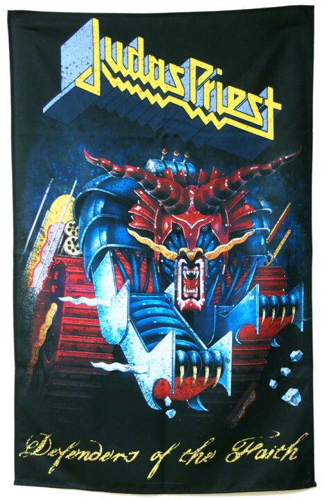 楽天市場 Judas Priest Defenders 布ポスター ジューダスプリースト オフィシャル ポスターフラッグ Dragtrain ドラッグトレイン
