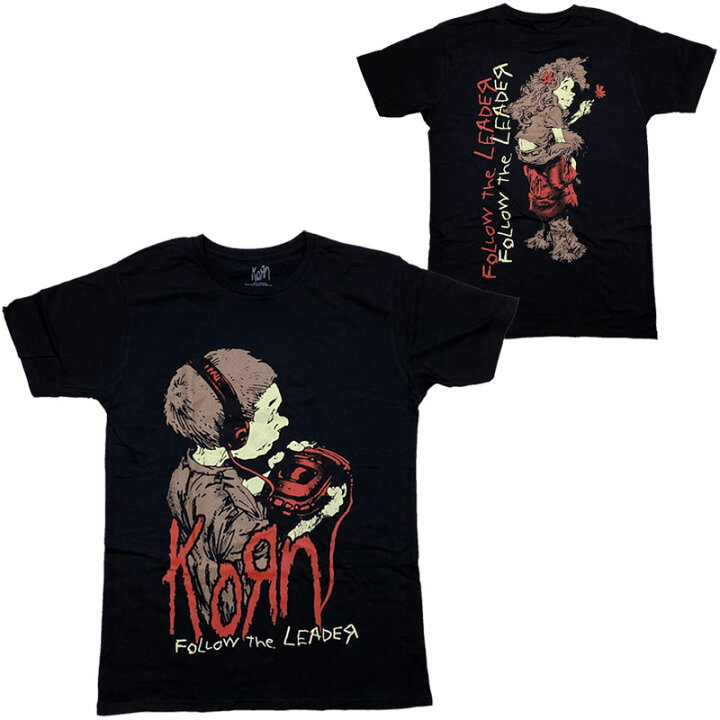 楽天市場】コーン・KORN・FOLLOW THE LEADER・HEADPHONES・UK版・S-XXL 