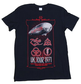 レッド ツェッペリン・LED ZEPPELIN・UK TOUR 71 Tシャツ・オフィシャル バンドTシャツ