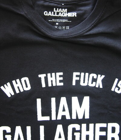 LIAMGALLAGHER・OASIS・オアシス・リアム・ギャラガー・WHOTHEFUCK..・Tシャツ・ロックTシャツ