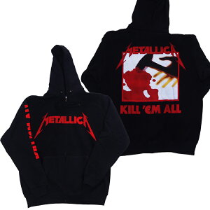 METALLICA ���^���J�EKILL 'EM ALL BLACK �W�b�v�p�[�J�[ �I�t�B�V�����o���h�p�[�J�[